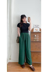 Wide Leg, Pants 輕身舒適半正式感寬腳裙褲/ SK8836(black sold out)