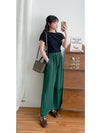 Wide Leg, Pants 輕身舒適半正式感寬腳裙褲/ SK8836(black sold out)