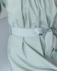 [intent label/intent製 ] Sophie Collar Dress 細褶方圓領顯瘦腰間口袋連身裙/  DSA8006