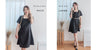 Coco Dress 方領假修腰膝上連身裙/ DS9853