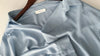 BeMe... 氣質不規則領口前短後長自然雪紡恤衫, Blouse/ BU8996 (lightblue sold out)