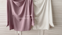 !穿上氣質! Collar 垂領口實色雪紡上衣, Blouse/ BU9000 (orchid sold out)