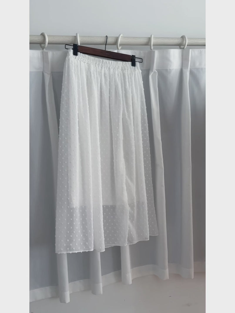 Dot 立體雪紡點點全橡筋傘裙, Skirt/ SK8794