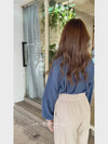 Suede Loose Pants 高腰顯腿長燈芯絨隨性闊褲/ PT8446 （beige sold out)