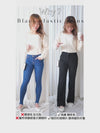 （推薦舒適改善腿形) Black Elastic Pants 全條彈性黑色顯瘦褲/ PT8450