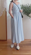 （肩帶可調) Alice 吊帶V領皺褶衣身連身裙 Dress/ DS9900
