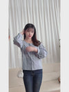 Tulipa Blouse 鬱金香弧線領口棉質上衣/ BU9090