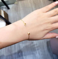 Triangle Gemstone Bangle/ BL8035