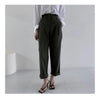 High Waist 設計感腰身高腰顯瘦闊鬆, Pants/ PT8354 (palevioletred soldout)