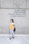 Flare Elastic 全條彈性百搭貼身小直腳, Pants/ PT8220 (WHITE S)