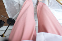 Leisure touch 彈性垂感暗直紋非常休閒直腳褲, Pants/ PT8221