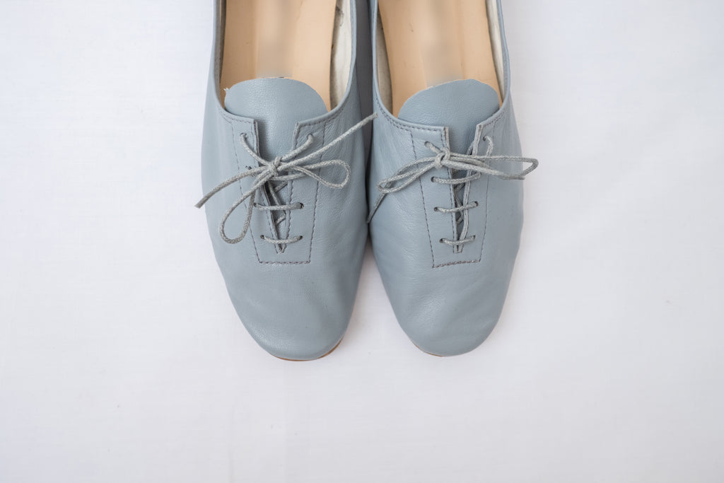 I Want it 天藍羊皮slim-cut休閒鞋, Shoes/ SH8054