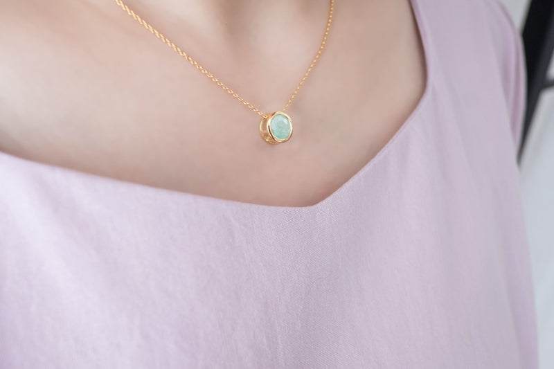 Rolling GemStone, Necklace/ NL8124
