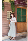 Wave 超彈性合身波浪邊裝飾打底單穿, Top/ TP8833 (White/lavender Sold out)