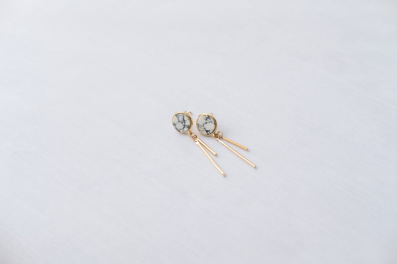 Marble Drop Bar, Earrings/ ER8252