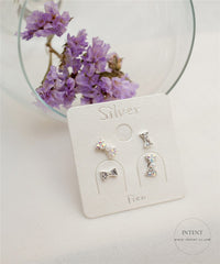 Bow Tie Earrings Set / ER8051