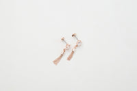 Sliver Tassel Earrings(Silver/Rose-Gold) / ER8109