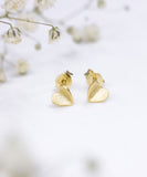 Folded heart, earrings / ER8229
