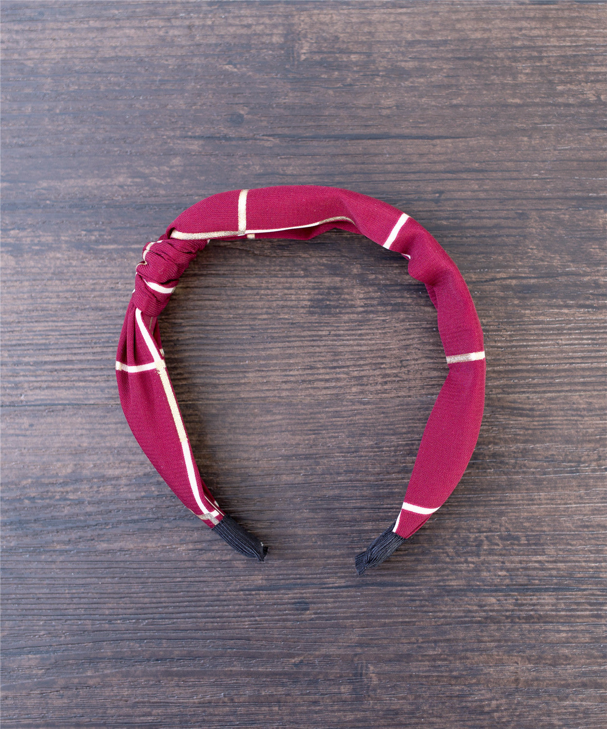 Checked ribbon Hairband / HA8020