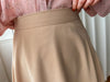Silk Smooth 四色絲滑質料顯瘦傘形長裙, Skirt/ SK8673 （black/mint sold out)
