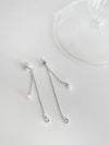 Pearl Crystal Drop Earrings/ ER8333