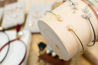 Triangle Gemstone Bangle/ BL8035