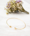 Triangle Gemstone Bangle/ BL8035