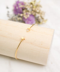 Triangle Gemstone Bangle/ BL8035