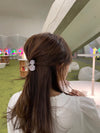 Blush marble Cherry Butterfly, Clip/ HA8112