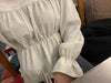 Secret Check 皺條紋暗格橡筋修腰, Blouse/ BU8872 (black sold out)
