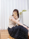 Asymmetric 寬方領斜排鈕扣彈性, Top/ TP8853