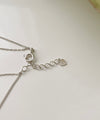 (S925 Silver) Double Loop 全條純銀, Necklace/ NL8144
