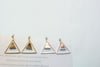 "Ring me" double triangle earrings / ER8140