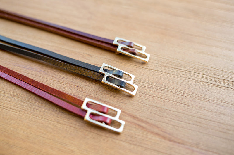 Double Loop Leather Belt/ BT8010 (pre-order)