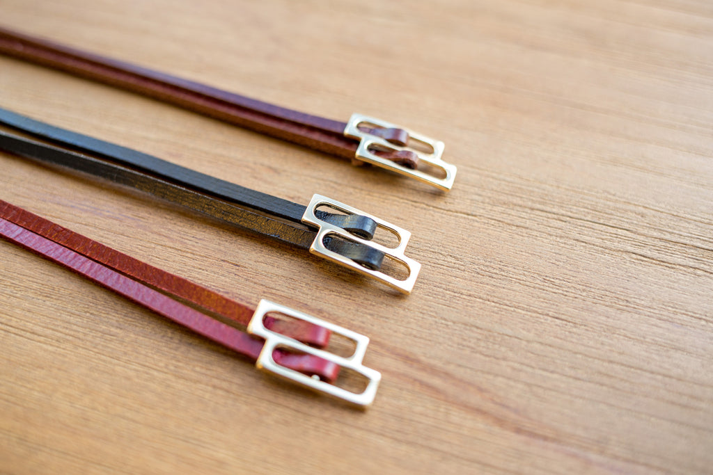 Double Loop Leather Belt/ BT8010 (pre-order)