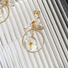 Dry Floral Pearl, Drop Earrings/ ER8323