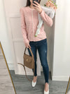 Romance Lace 粉色微彈幼細雕花邊蕾絲紋, Blouse or Outer/ BU8614