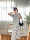 Moon Bathing 浪漫詩句文字,Tee/ TP8776 (honeydew sold out)