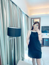 Classic Halter 雙色顯瘦入膊隱形口袋, Dress/ DS9105 （black sold out)