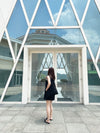 Classic Halter 雙色顯瘦入膊隱形口袋, Dress/ DS9105 （black sold out)