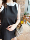 Classic Halter 雙色顯瘦入膊隱形口袋, Dress/ DS9105 （black sold out)