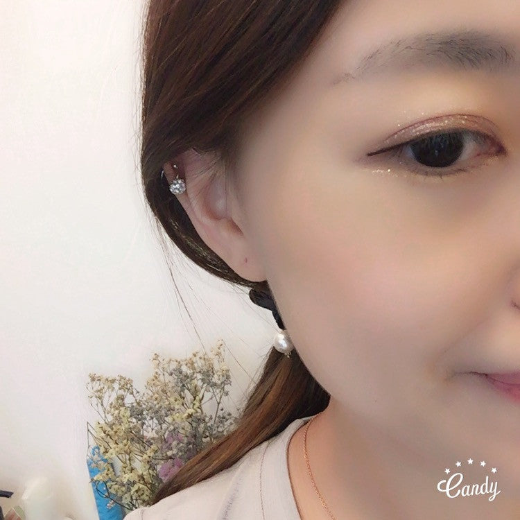 Crystal Ball Ear Cuff 耳夾/ ER8127