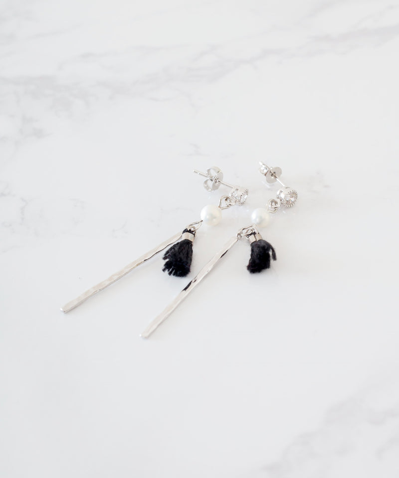 Long Bar & Tassels Earrings/ ER8156