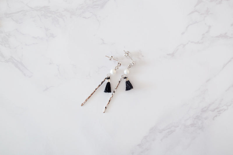 Long Bar & Tassels Earrings/ ER8156