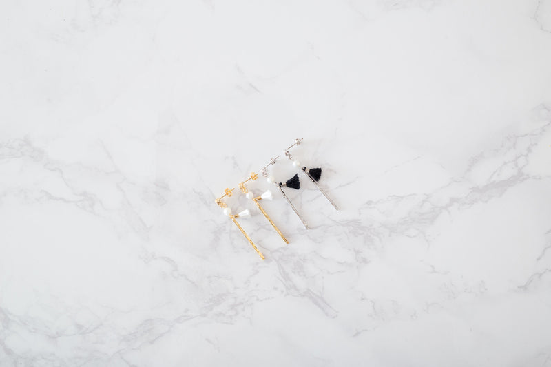 Long Bar & Tassels Earrings/ ER8156