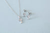 "Crystal Key" Earrings & Necklace set/ASE8017