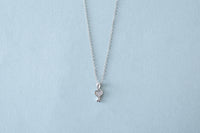 "Crystal Key" Earrings & Necklace set/ASE8017