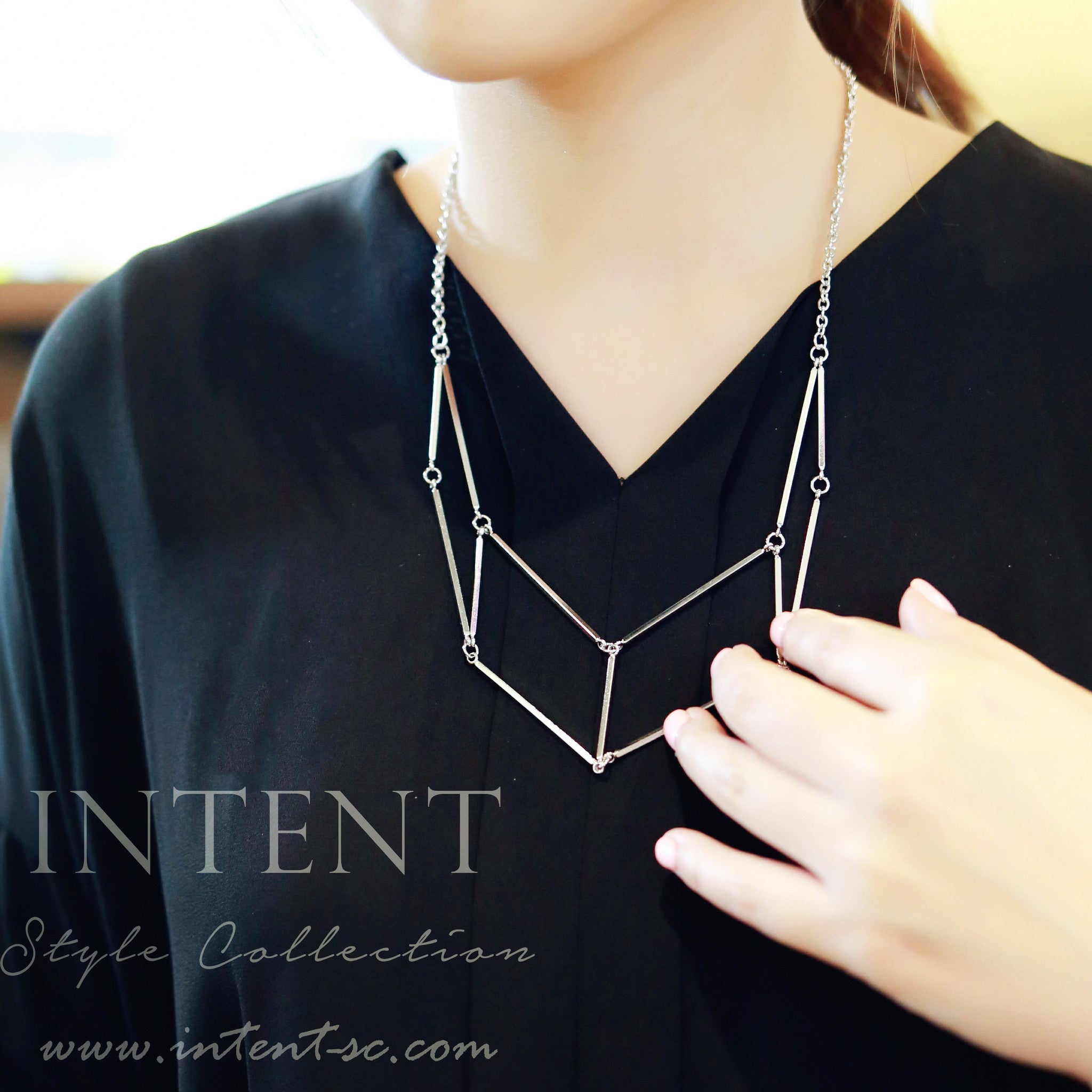 Silver Plate Necklace / NL8059