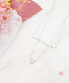 Double Loop Triangle Necklace / NL8088