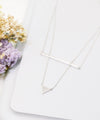 Double Loop Triangle Necklace / NL8088